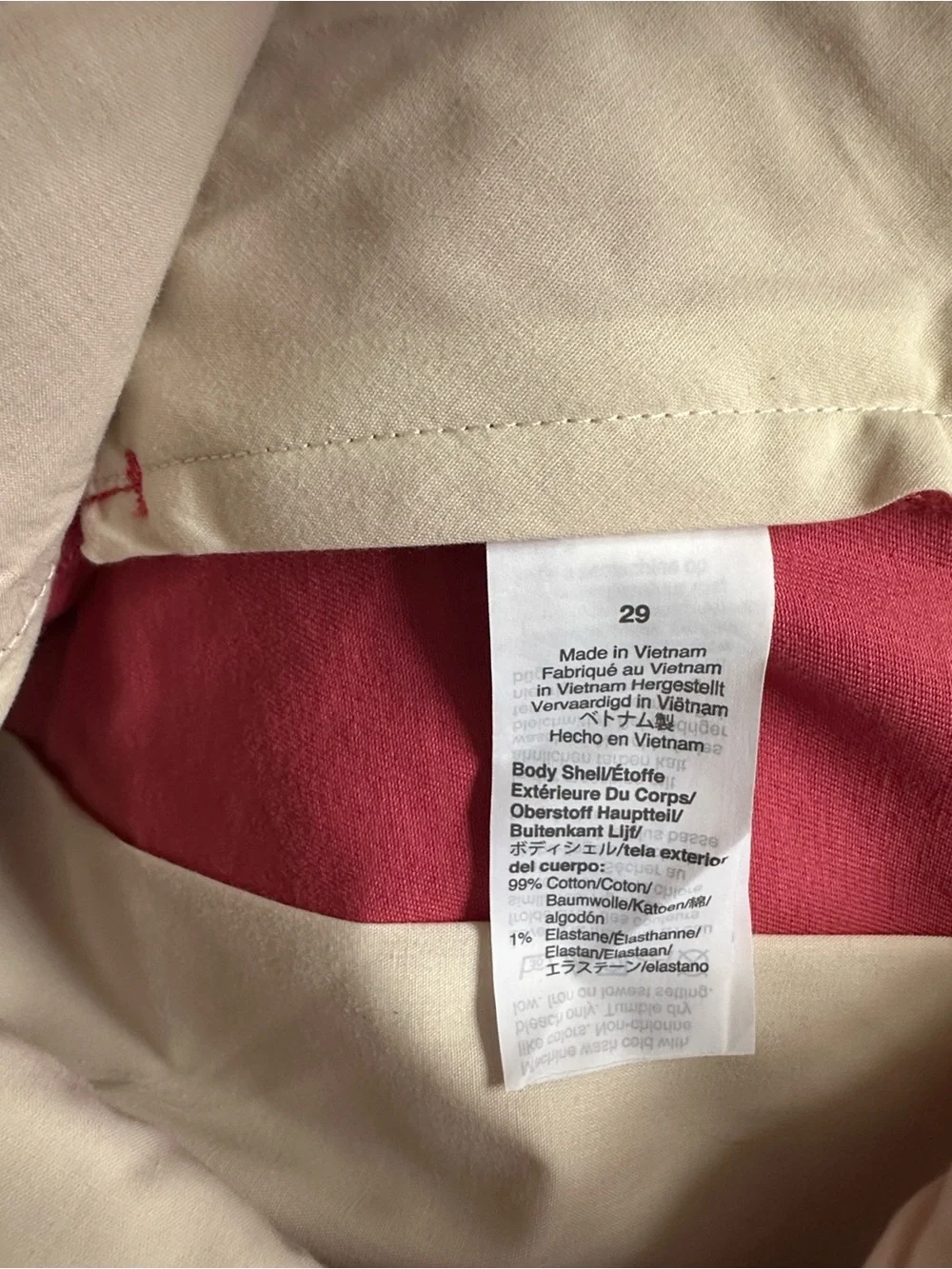 J. Crew Men’s Soft Red 7” Inseam Chino Shorts NWT 29